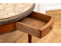 Regency Round Marble Top Side Table