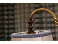 Vintage Patinated Wrought Iron Reading Lamp