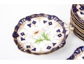 Partial Service Of 19th Century English Hand Painted China