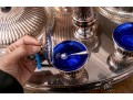 Massive Sheffield Silver Plate Lazy Susan Server