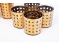  Set Of Vintage Glasses Patio Rose By Georges Briard