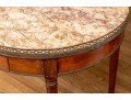 Regency Round Marble Top Side Table