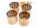  Set Of Vintage Glasses Patio Rose By Georges Briard