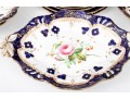 Partial Service Of 19th Century English Hand Painted China