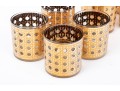  Set Of Vintage Glasses Patio Rose By Georges Briard