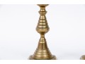 Pair Of 19th English Century Brass Candlesticks