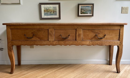 RUSTIC ANTIQUE SIMPLE FRENCH STYLE CONSOLE TABLE