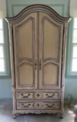 VINTAGE FRENCH COUNTRY ARMOIRE BY DREXEL