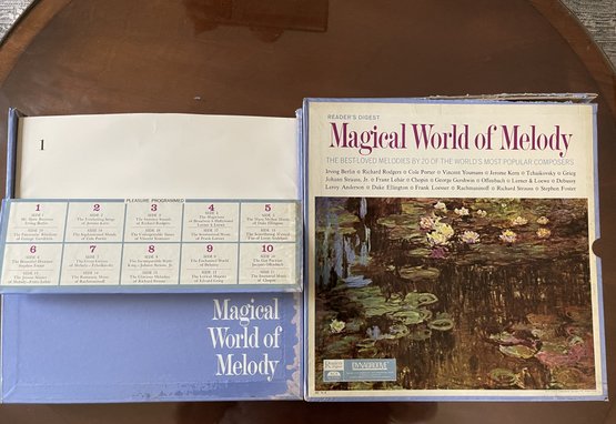 READER'S DIGEST MAGICAL WORLD OF MELODY 10 RECORD BOX SET