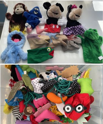 ASSORTED COLLECTION OF HAND PUPPETS