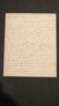 ANTIQUE PR OF LETTERS FROM 1825 AND 1829 ATTRIBUTED TO BENJAMIN NOTTINGHAM WEBSTER