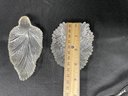 PR OF ANTIQUE CUT CRYSTAL DISHES