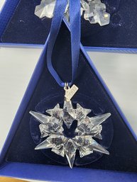 2007 SWAROVSKI CRYSTAL SNOWFLAKE ORNAMENT