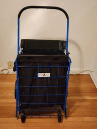 ATH AT HOME DELUXE SHOPPING CART WITH CART LINER