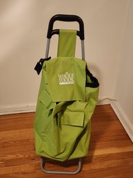 WHOLE FOODS ROLLING CART AND BAG