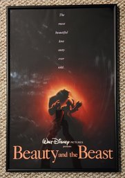 Framed 'Beauty And The Beast' Poster