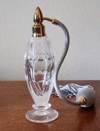 CZECH HANDCRAFTED CRYSTAL GLASS PERFUME ATOMIZER BY MOSER