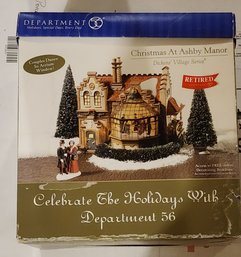 DEPARTMENT 56 CHRISTMAS AT ASHBY MANOR  DICKENS VILLAGE SERIES FIGURINE