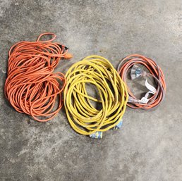 SET OF 3 ASSORTED OUTLET EXTENSION CORDS