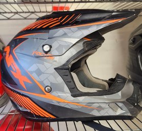 AFX FACTOR FROST ORANGE HELMET SIZE MEDIUM