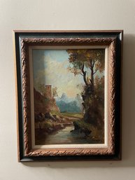 SIGNED OIL ON BOARD BY S. CARPIO