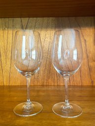 PR OF NACHTMANN CRYSTAL WINE GLASSES