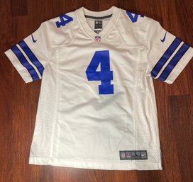 NFL DALLAS COWBOY DAK PRESCOTT HOME JERSEY SIZE LARGE