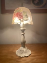 HAND PAINTED CERAMIC TABLE LAMP