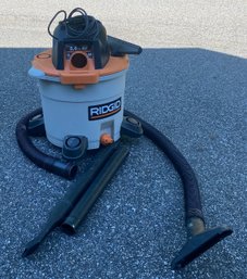 RIDGID 12 GALLON WET/DRY VACUUM