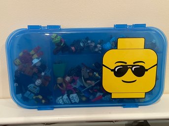 LEGO MINIFIGURE STORAGE CASE FILLED WITH MINI FIGURES