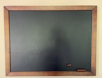 WOOD FRAMED CHALKBOARD