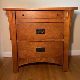 RIVERS EDGE MISSION STYLE 3 DRAWER NIGHTSTAND