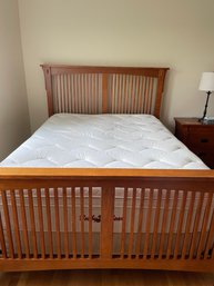 RIVERS EDGE MISSION STYLE TWIN SIZE BED WITH MATTRESS