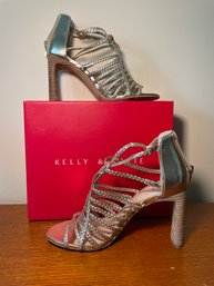 VINCE CAMUTO ARIAH BRAIDED HIGH HEEL SANDALS SIZE 7.5M
