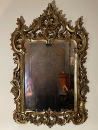 VINTAGE ROCOCO STYLE ORNATE FRAMED MIRROR