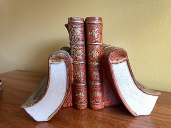 'STACKED BOOKS' BOOKENDS