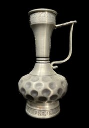 HAND MADE PEWTER VASE MADE IN NORWAY