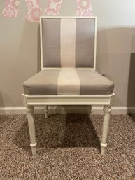 RESTORATION HARDWARE SQUARE BACK UPHOLSTERED CHAIR