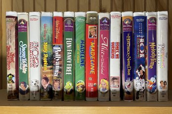 Assortment Of Disney VHS Cassettes