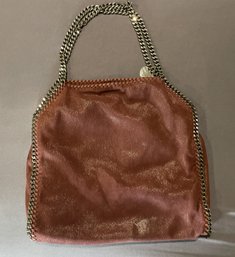 STELLA McCARTNEY MINI FALABELLA BROWN TOTE BAG MADE IN ITALY