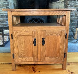 Amish Mission Solid Wood TV Cabinet Stand