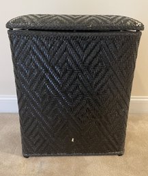 VINTAGE WICKER HAMPER