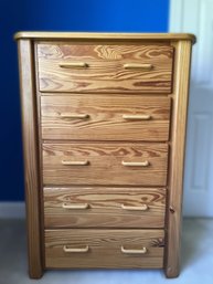 OAK 5 DRAWER DRESSER