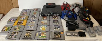 Original Nintendo  64 System With Games