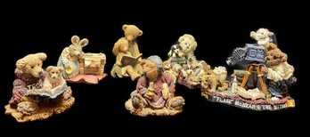 ASSORTED COLLECTION OF FIGURINES FEATURING BOYDS BEARS AND FRIENDS
