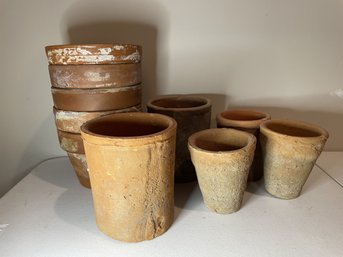 ASSORTED COLLECTION OF TERRACOTTA POTS