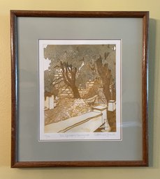 SIGNED AND NUMBERED FRAMED ETCHING 19/50