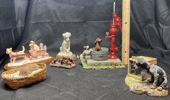 ASSORTED COLLECTION OF HAND MADE CERAMIC FIGURINES