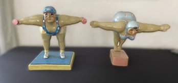 PAIR OF VINTAGE FIGURINES