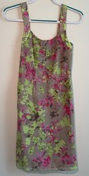 BANANA REPUBLIC GARDEN FLORAL PRINT SHORT DRESS SIZE 0